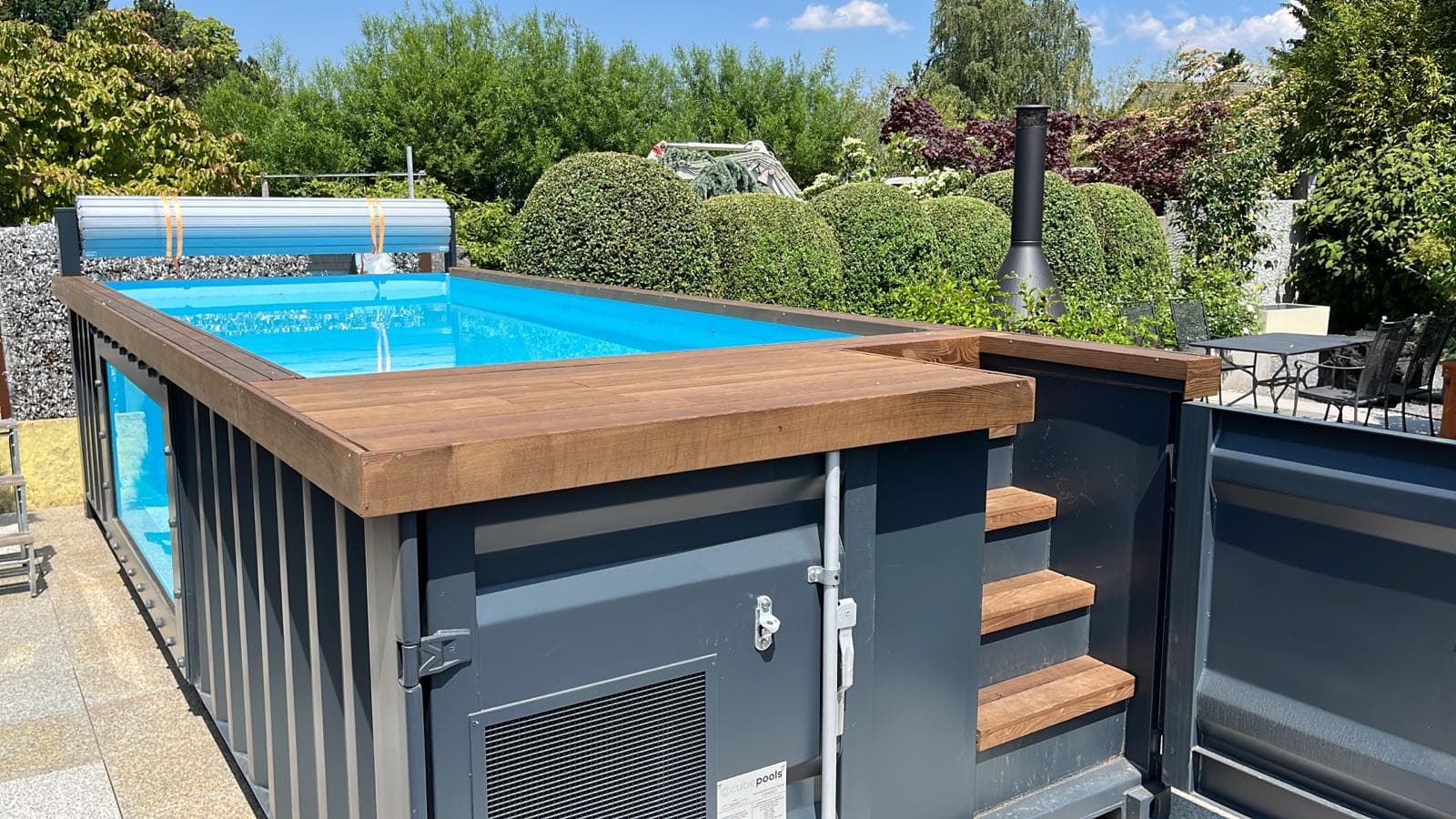 Piscine Conteneur Premium — Clé en Main