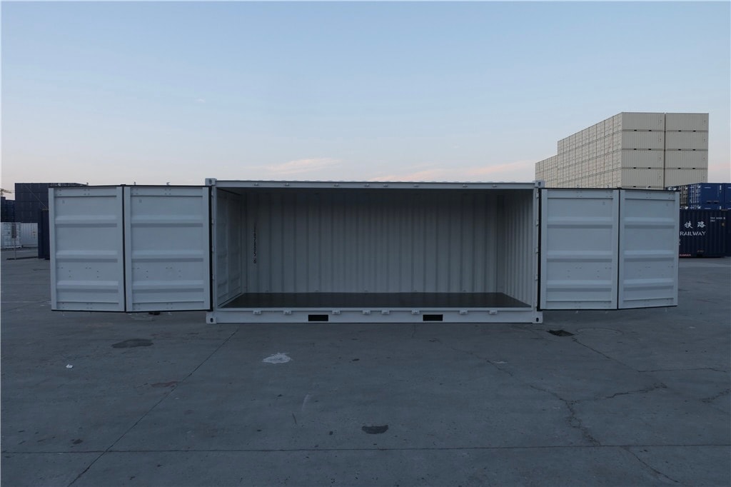 Conteneur 20' Open Side RAL 7035 — photo 1