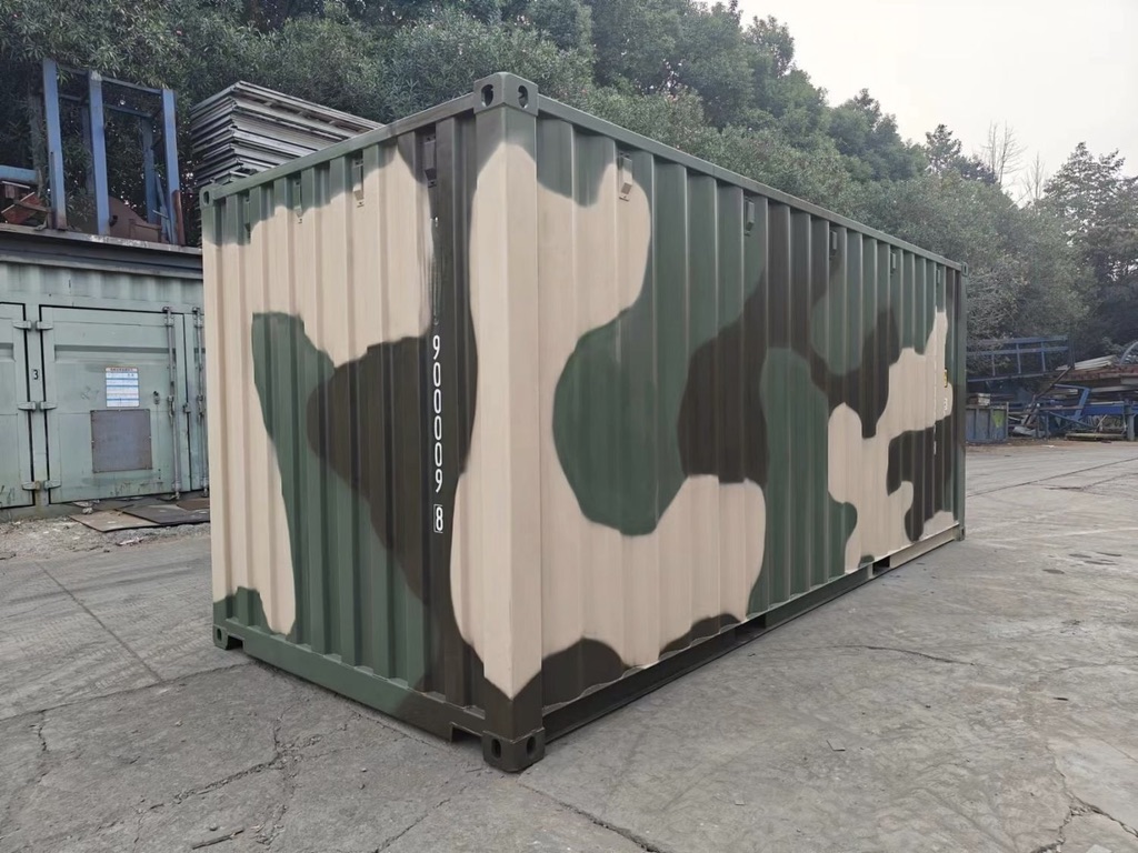Conteneur 20' Camouflage Vert miniature 4