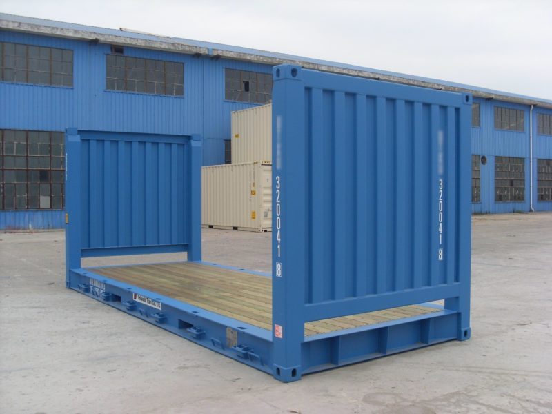 Conteneur 20' Flat Rack (Festes Stirnseiten) miniature 1