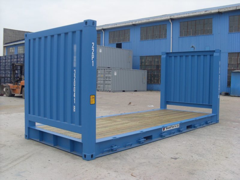 Conteneur 20' Flat Rack (Festes Stirnseiten) miniature 2