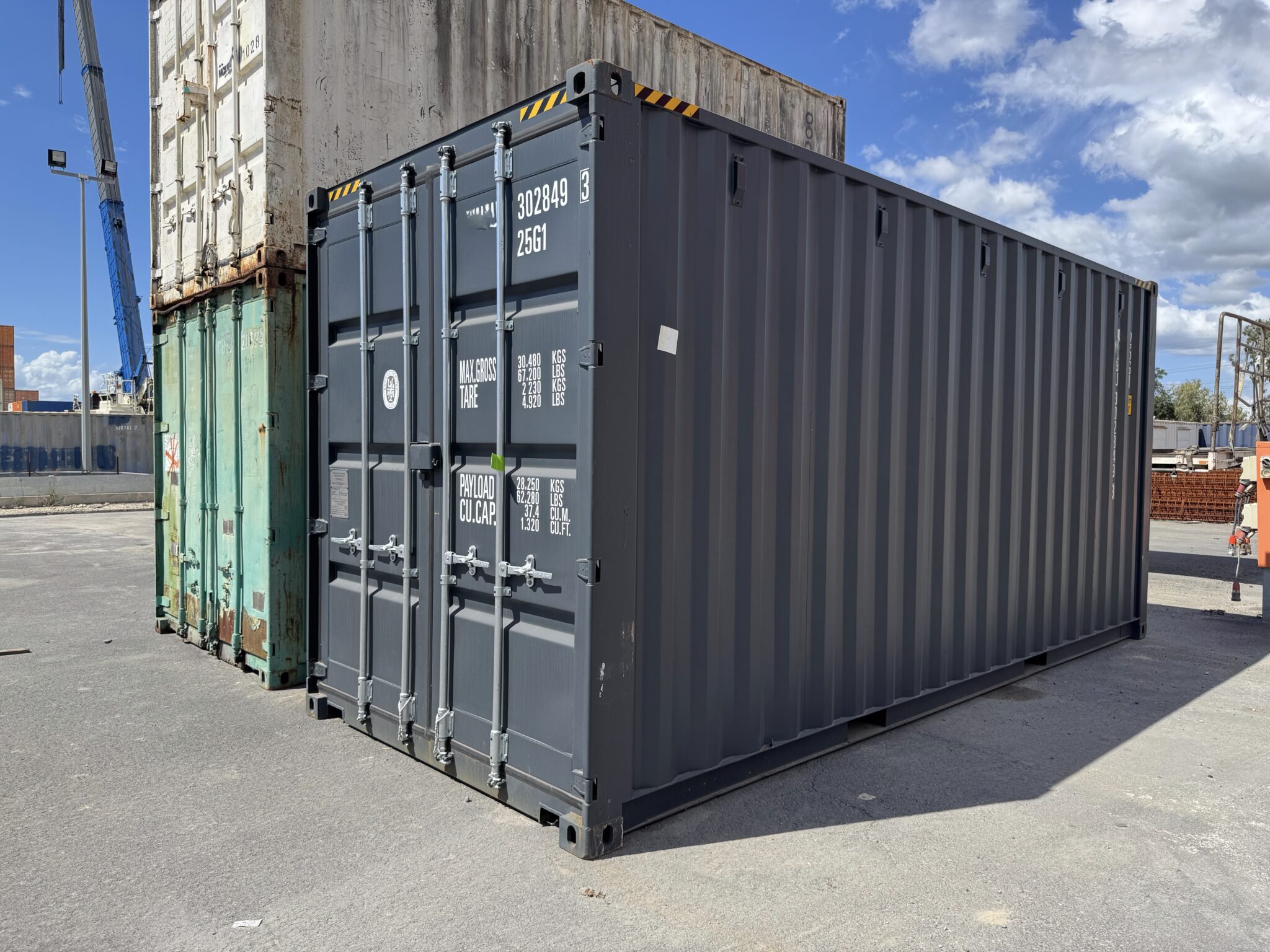 Conteneur 20' High Cube Anthracite RAL 7016 miniature 4