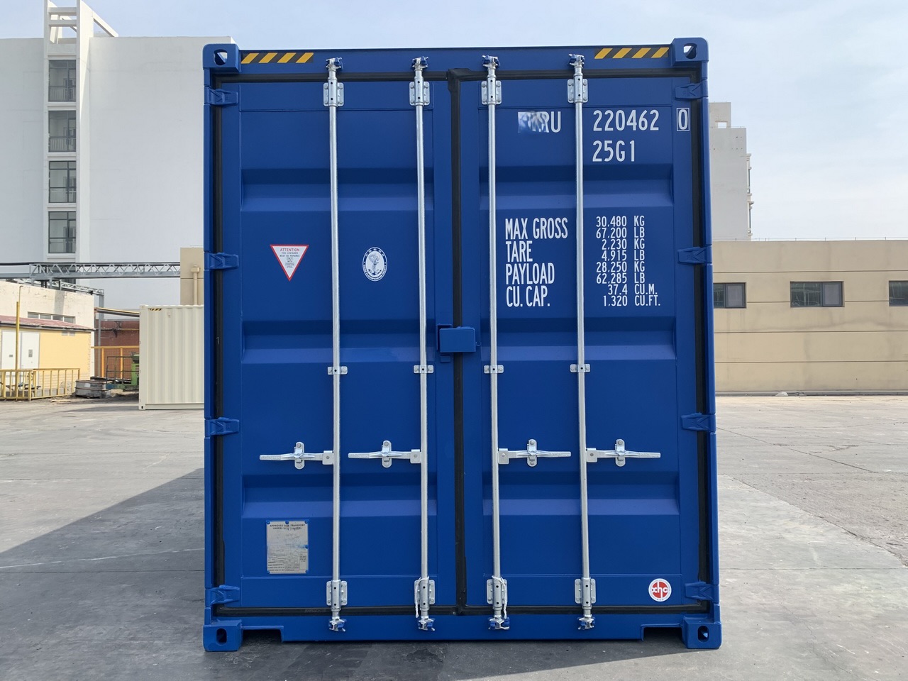 Conteneur 20' High Cube Bleu RAL 5010 miniature 1