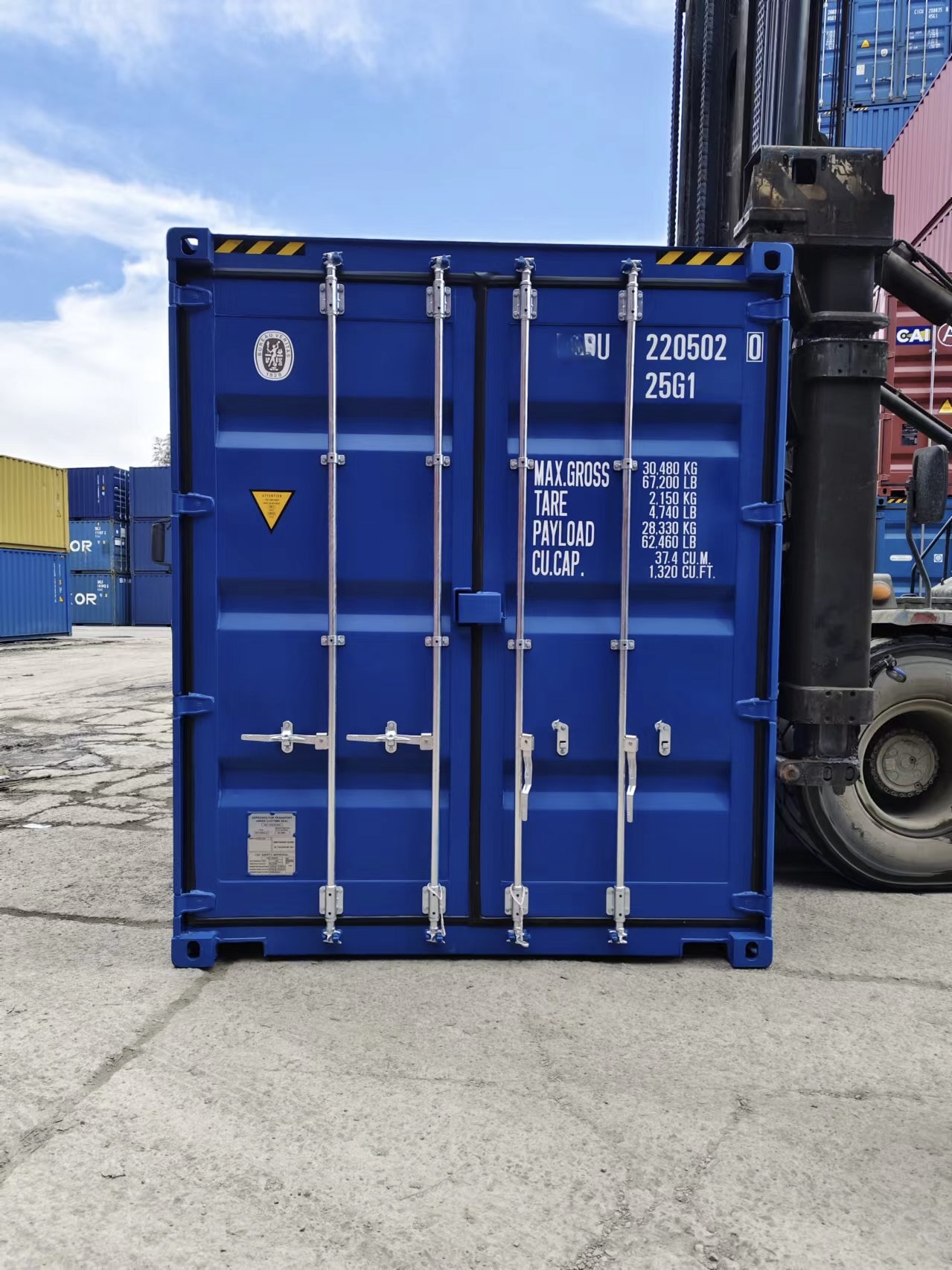 Conteneur 20' High Cube Bleu RAL 5010 miniature 2