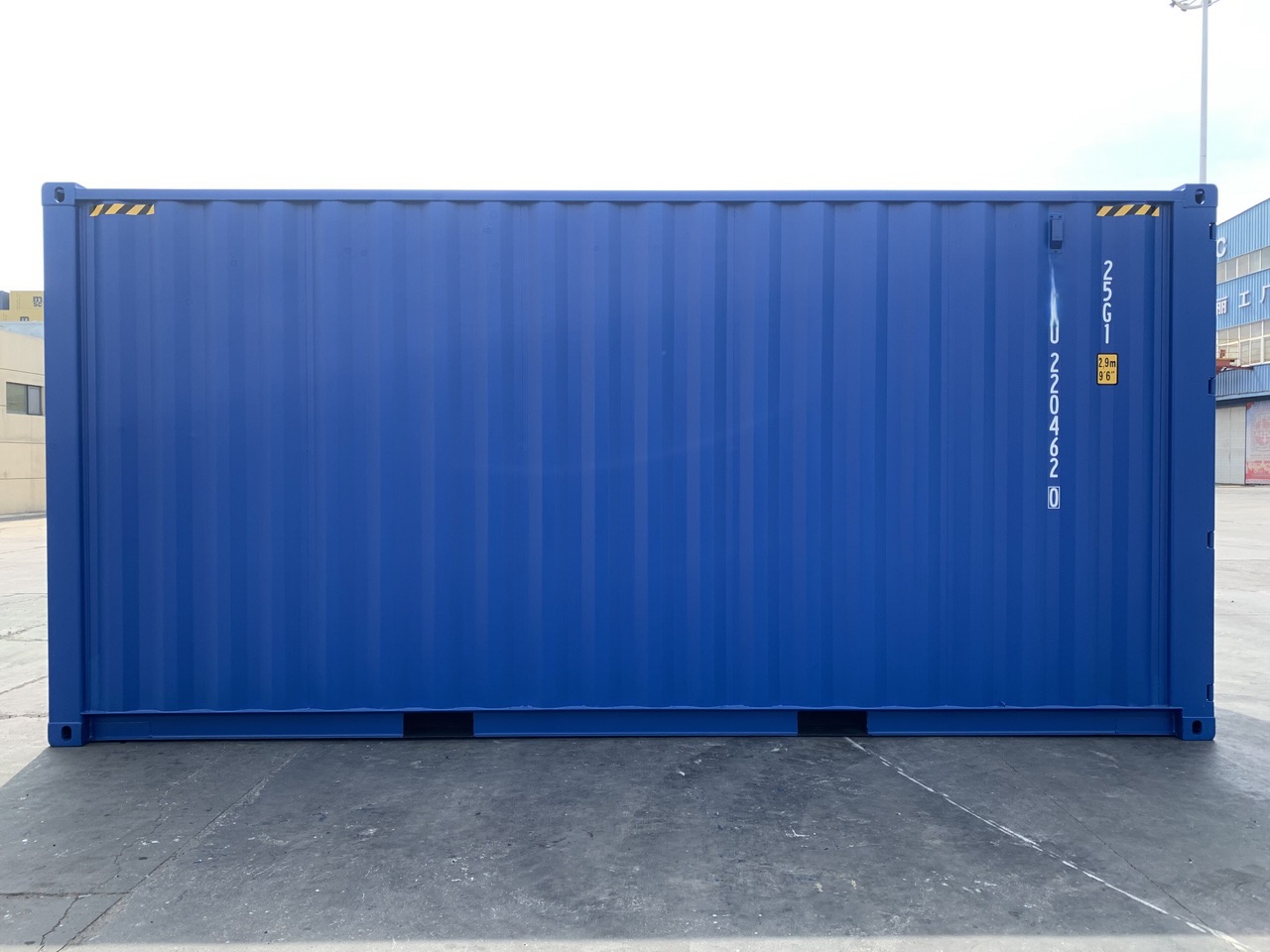 Conteneur 20' High Cube Bleu RAL 5010 miniature 3