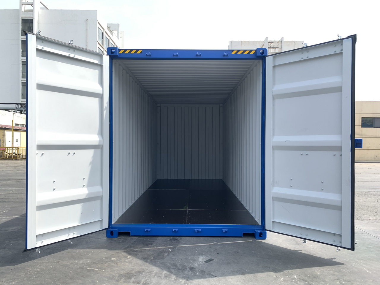 Conteneur 20' High Cube Bleu RAL 5010 miniature 5