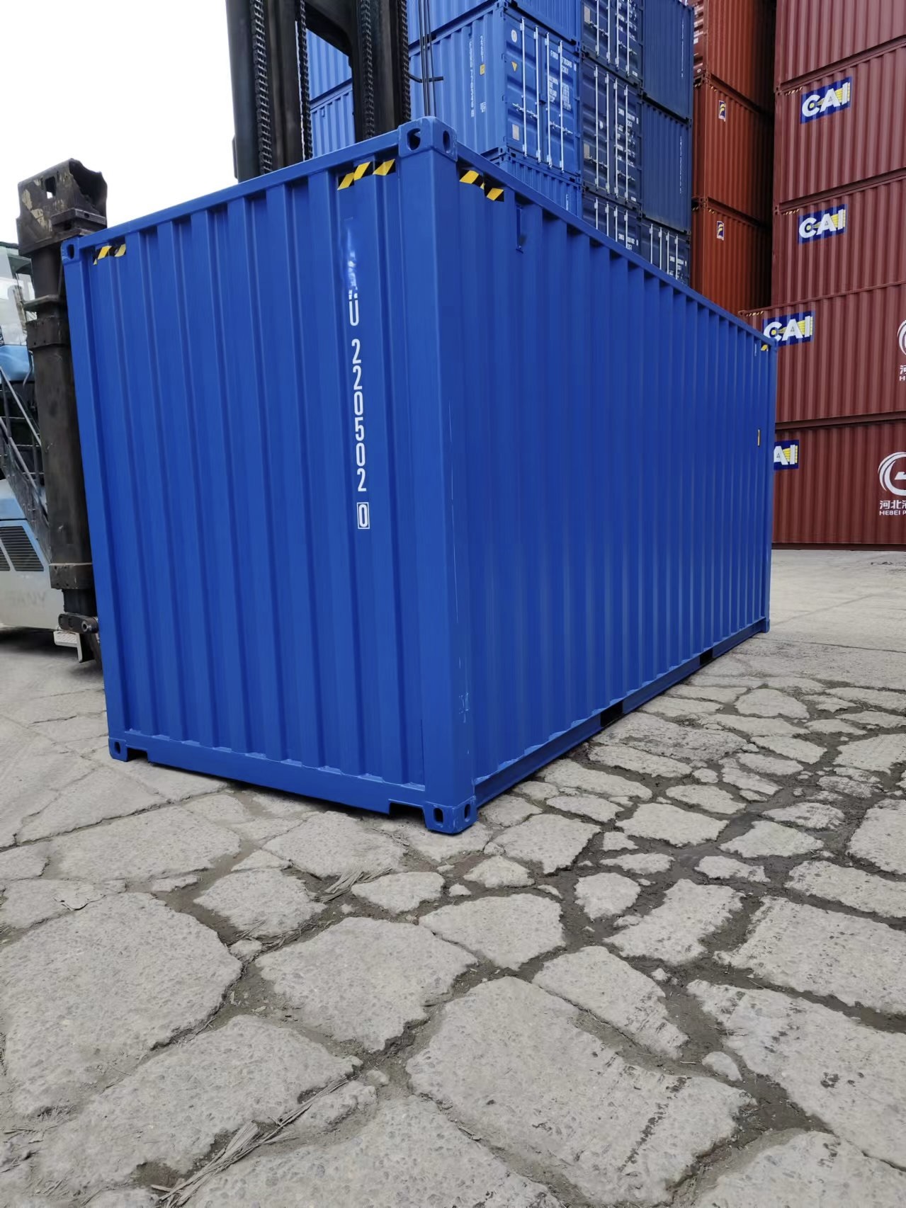 Conteneur 20' High Cube Bleu RAL 5010 miniature 7