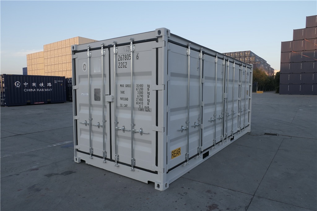 Conteneur 20' Open Side RAL 7035 miniature 2